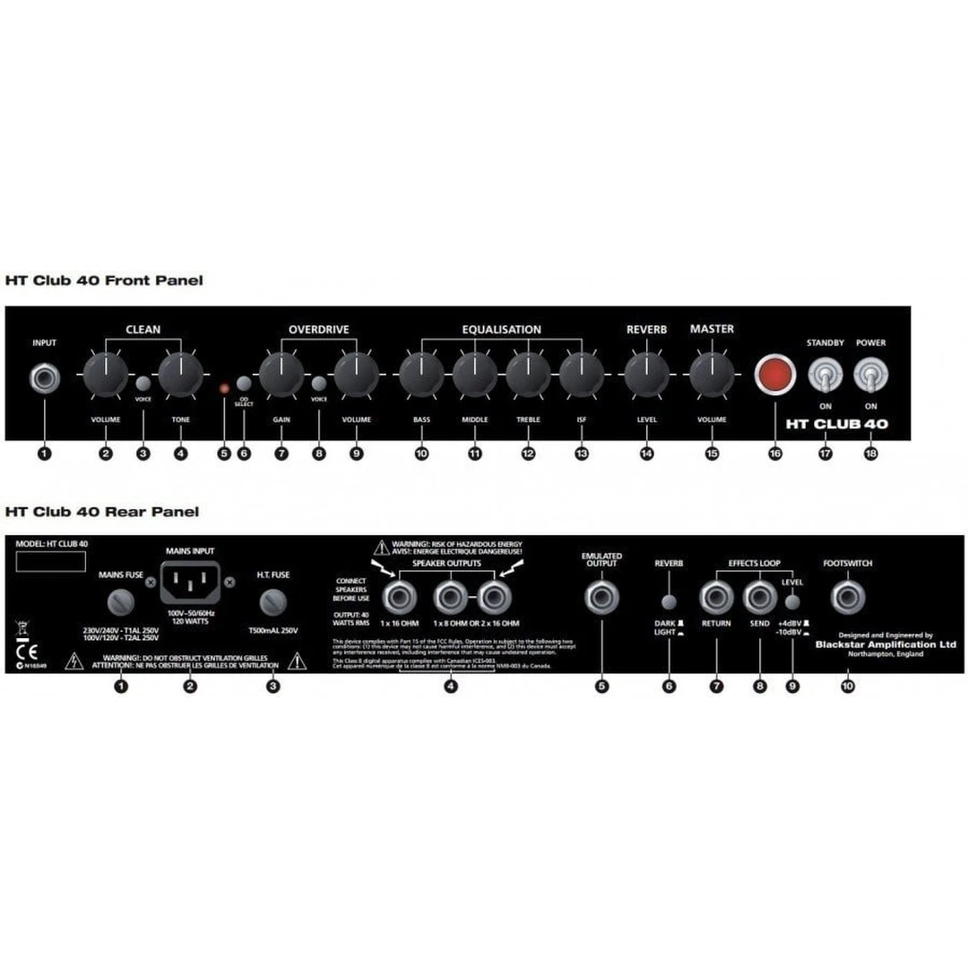Комбоусилитель Blackstar HT Club 40