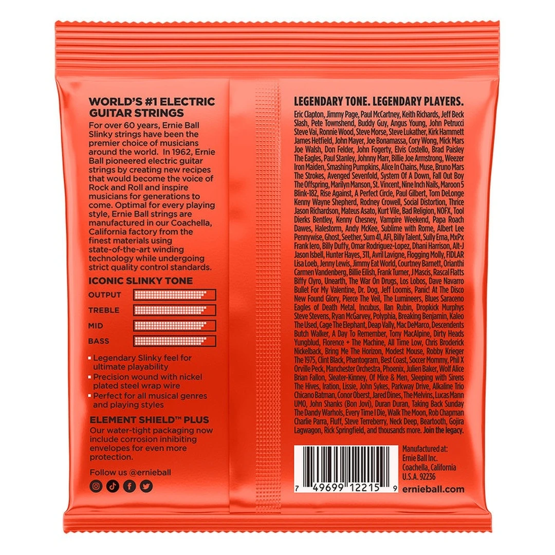 Струны для электрогитар Ernie Ball 2215 10-52