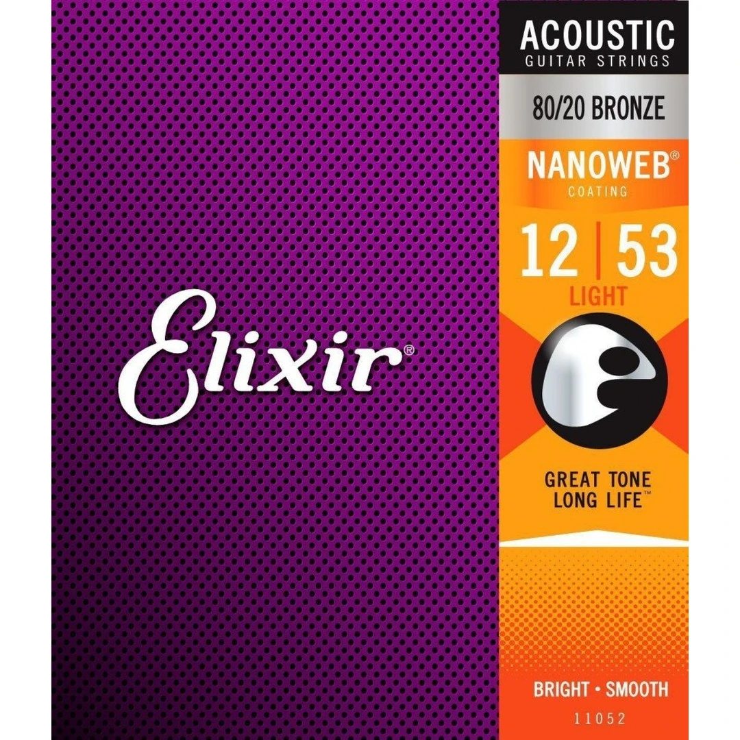 Струны для акустической гитары Elixir 11052 12-53