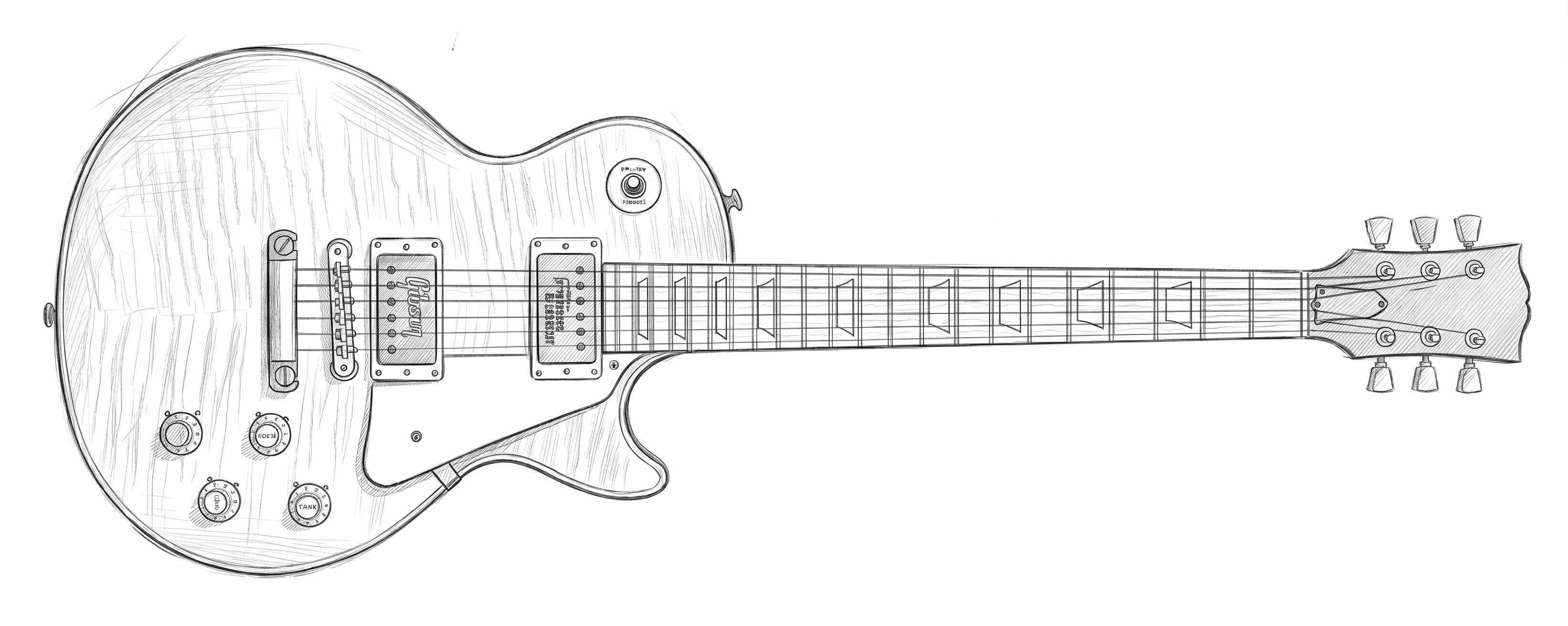 Форма корпуса электрогитары Les Paul