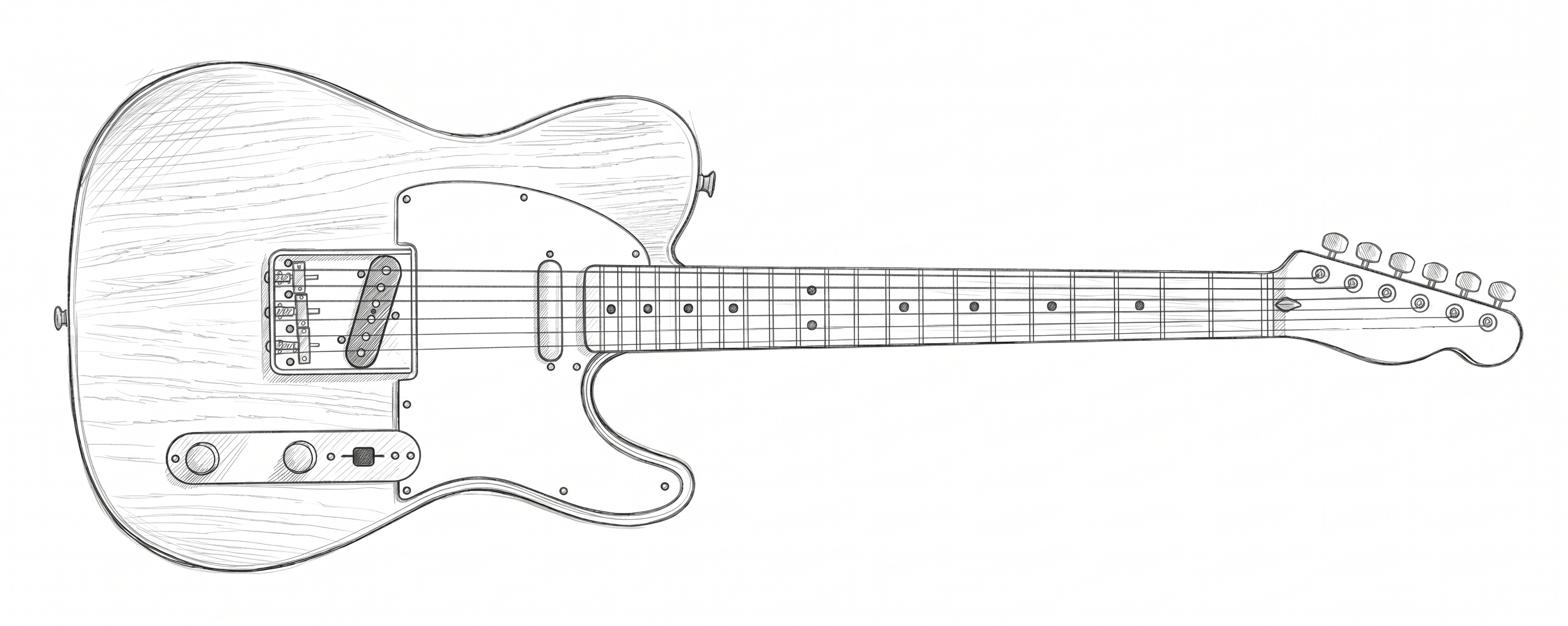 Форма корпуса электрогитары Telecaster
