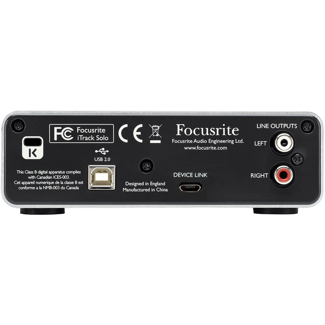 Аудиоинтерфейс Focusrite iTrack Solo