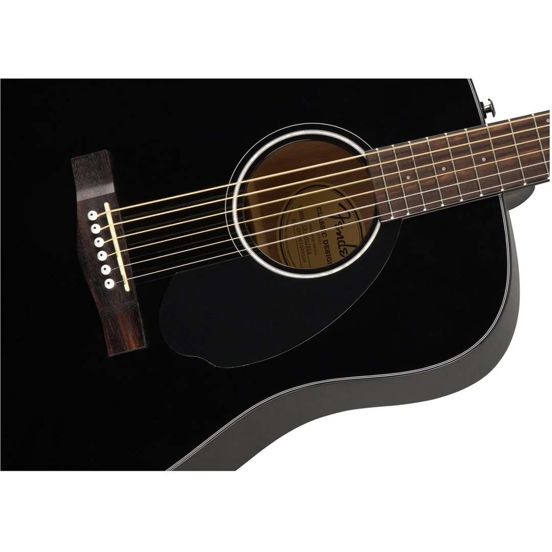 Акустическая гитара Fender CD-60S Black