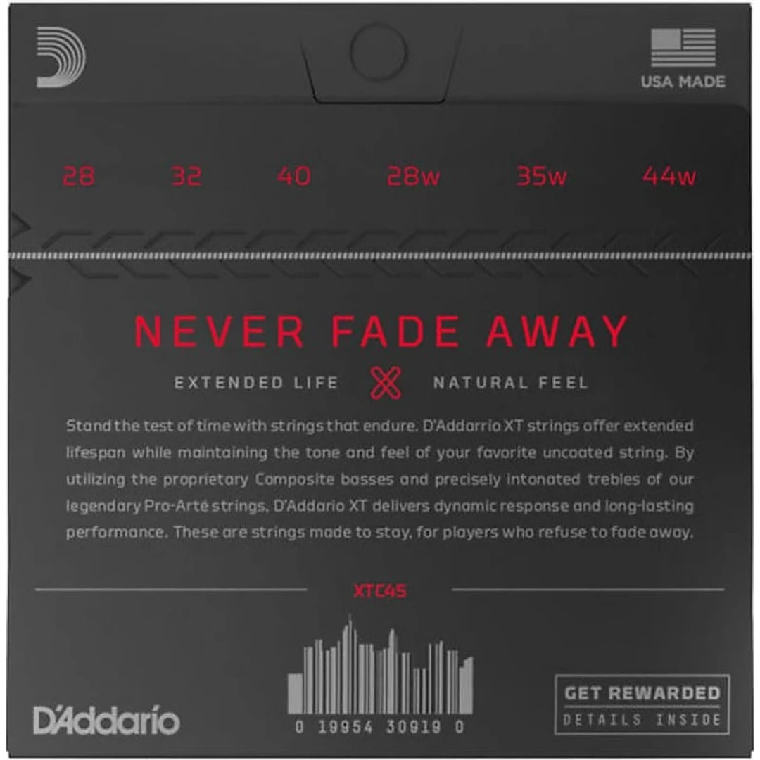 Струны для классической гитары D'Addario XTC45 NT