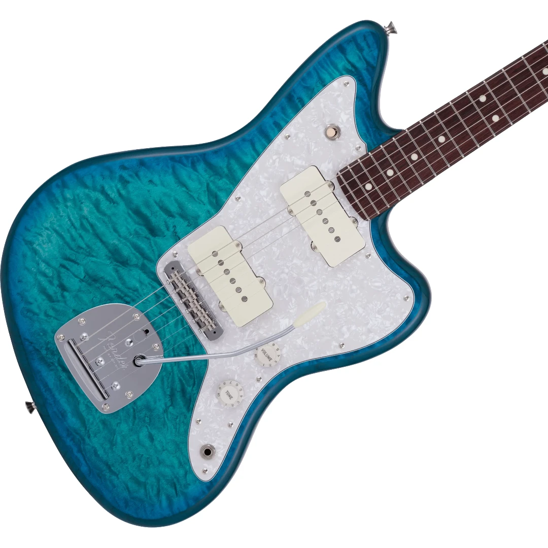 Электрогитара Fender 2024 Hybrid II Jazzmaster Quilt Aquamarine Made in Japan