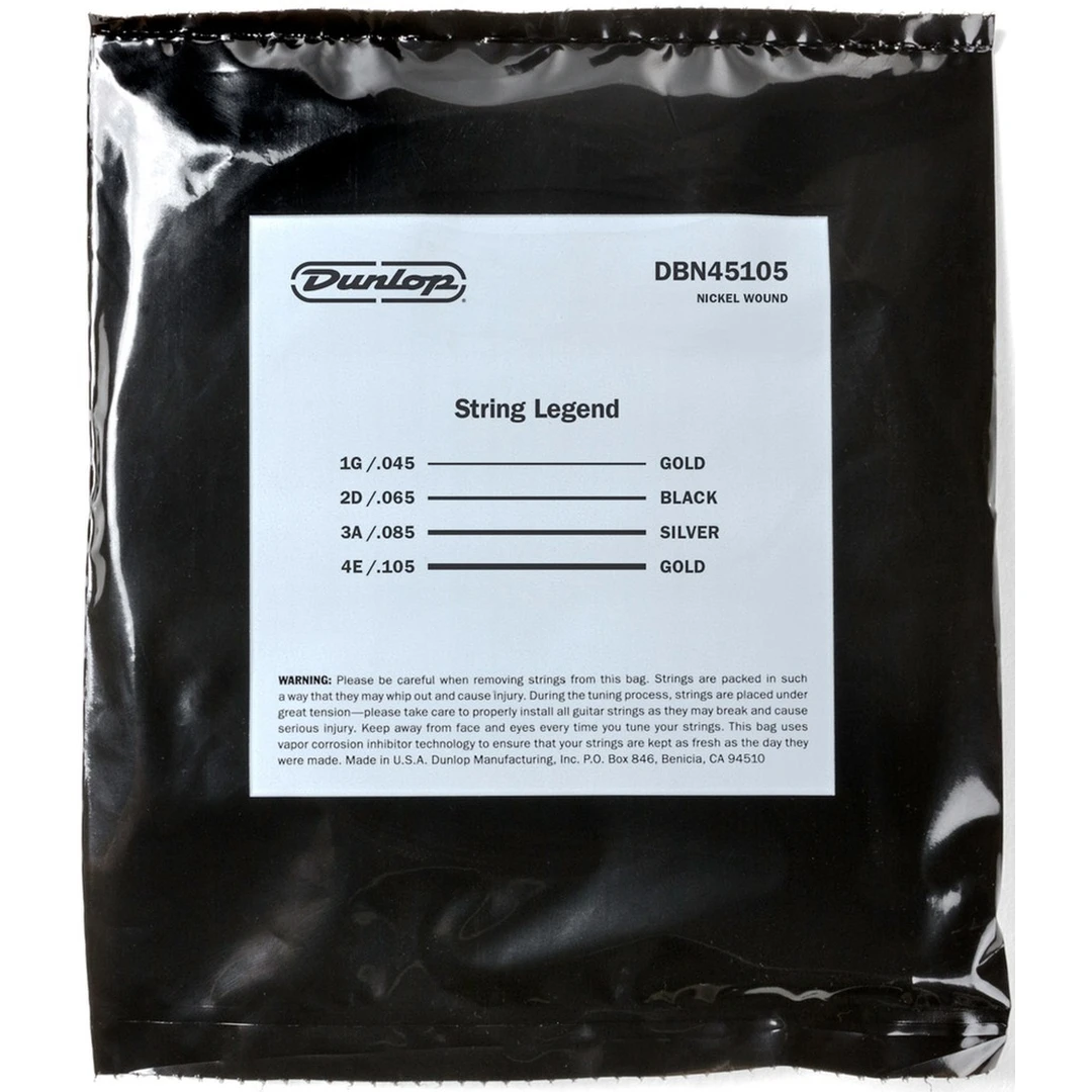 Струны для бас-гитары Dunlop DBN45105 45-105