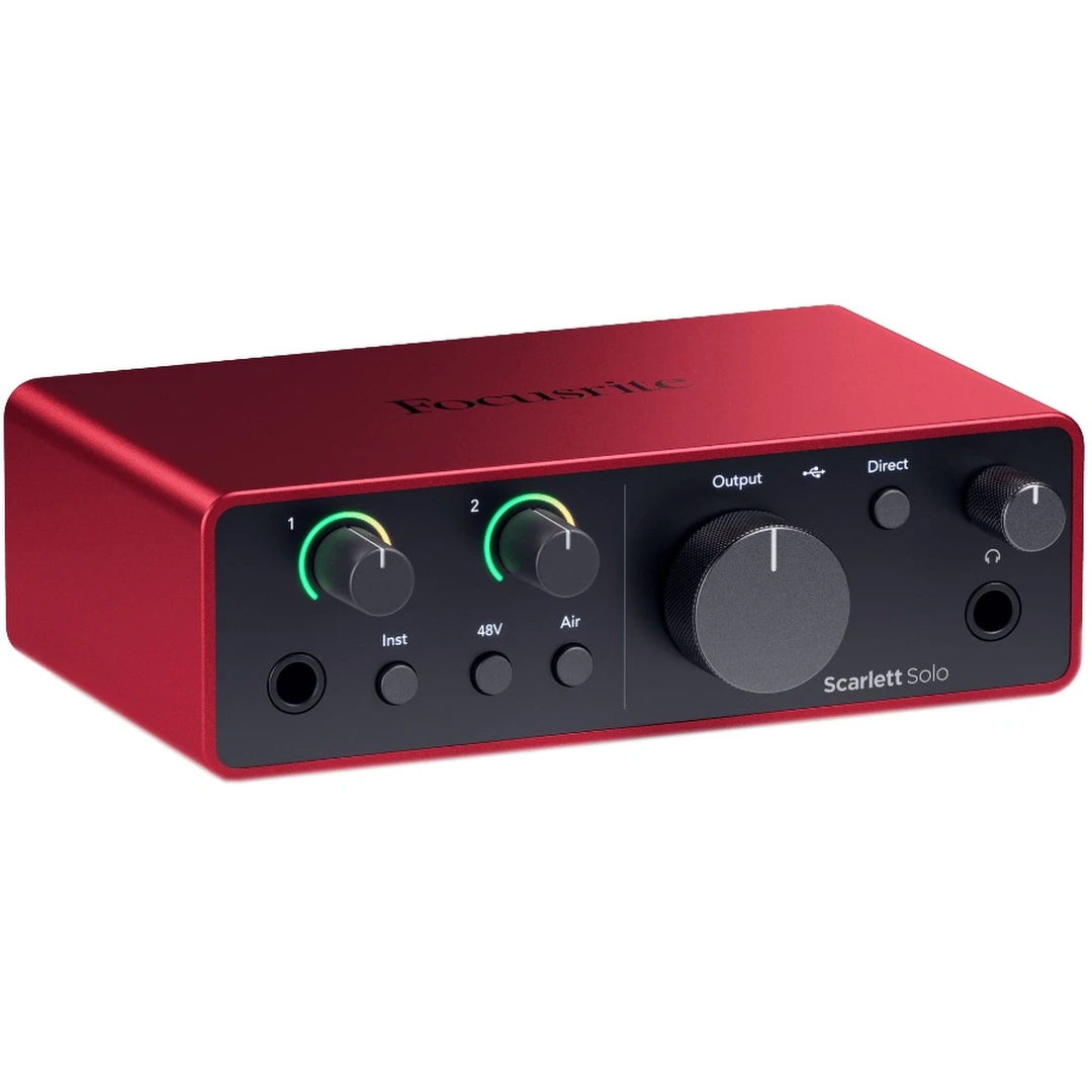 Аудиоинтерфейс Focusrite Scarlett Solo 4th gen