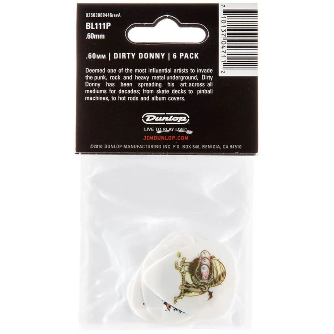 Набор медиаторов Dunlop BL111P.60 Dirty Donny S1