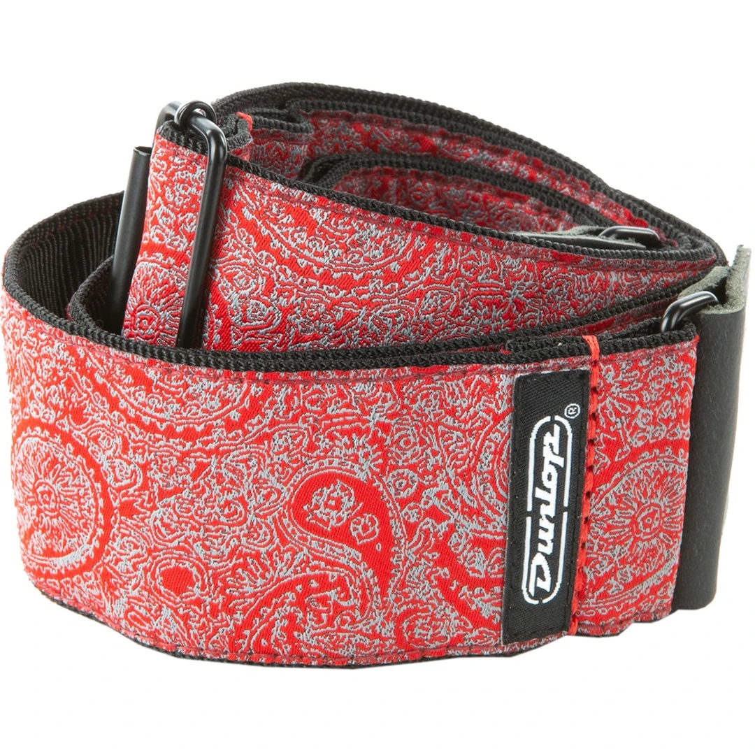 Ремень для гитары Dunlop D67-11 Jacquard Paisley Red