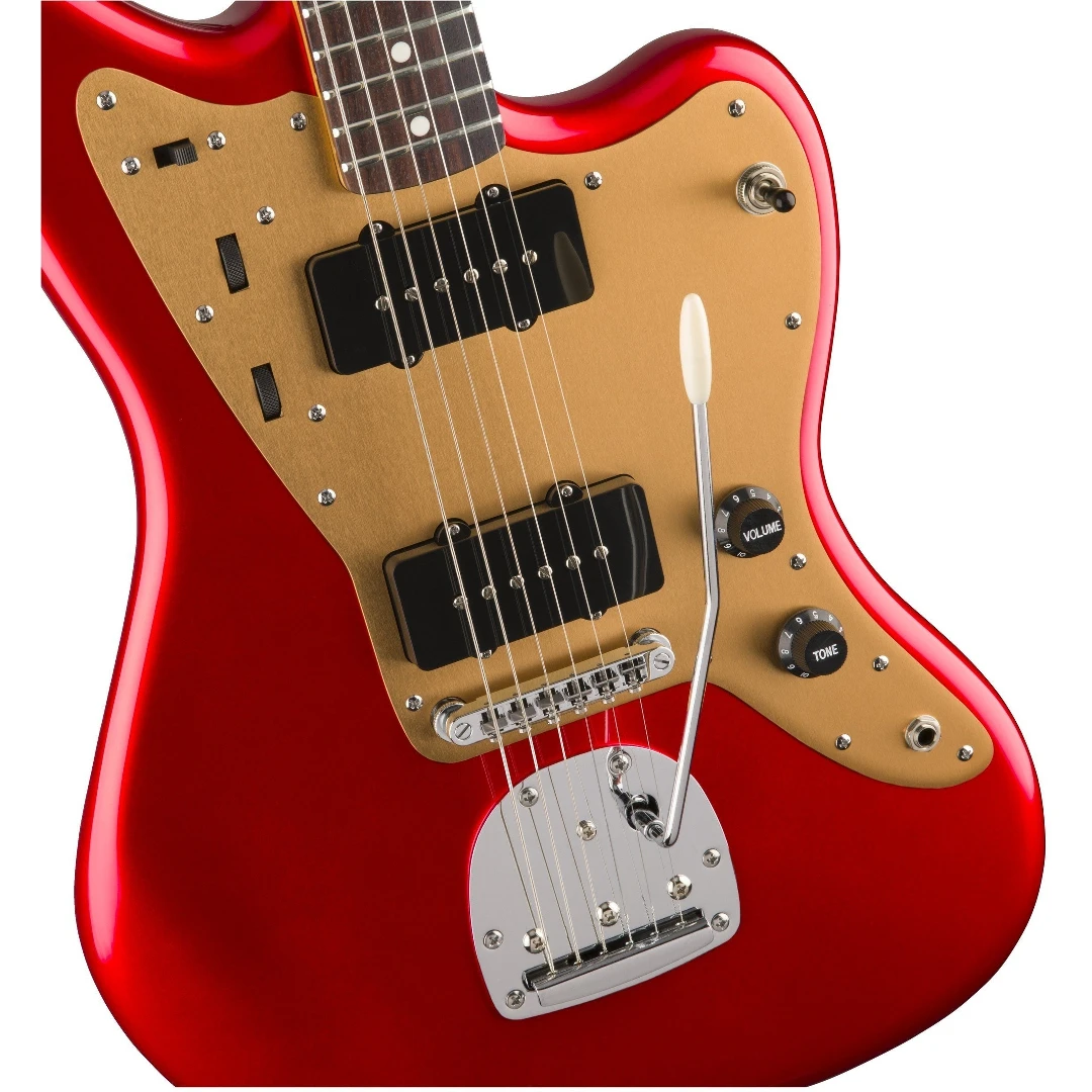 Электрогитара Fender Squier Deluxe Jazzmaster With Tremolo Candy Apple Red