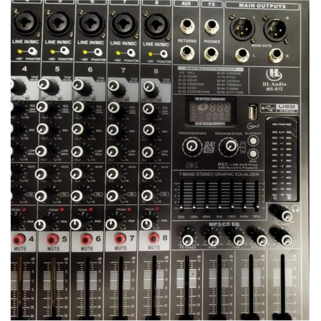Микшерный пульт HL Audio MS-812USB