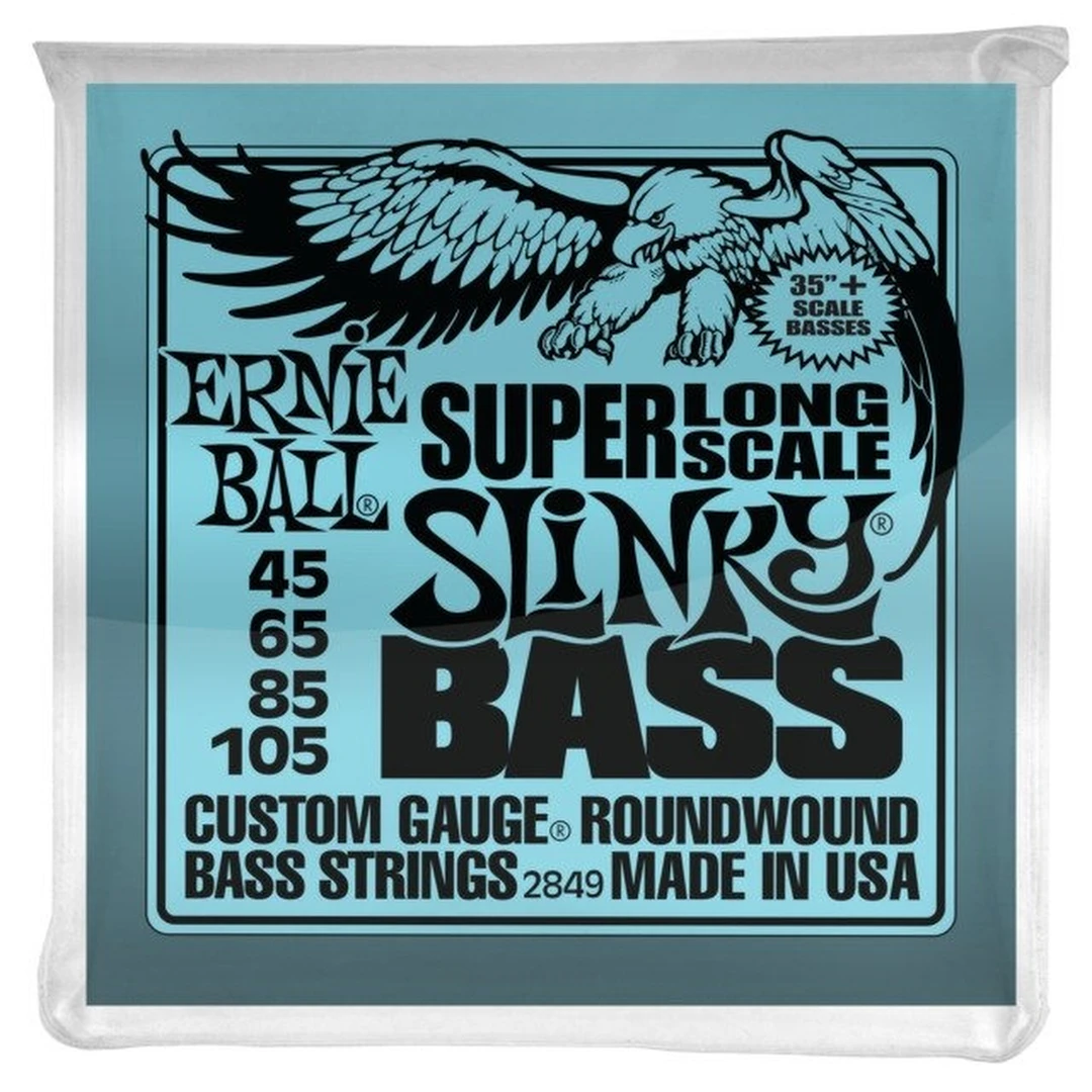 Струны для бас-гитары Ernie Ball 2849 45-105 Super Long Scale
