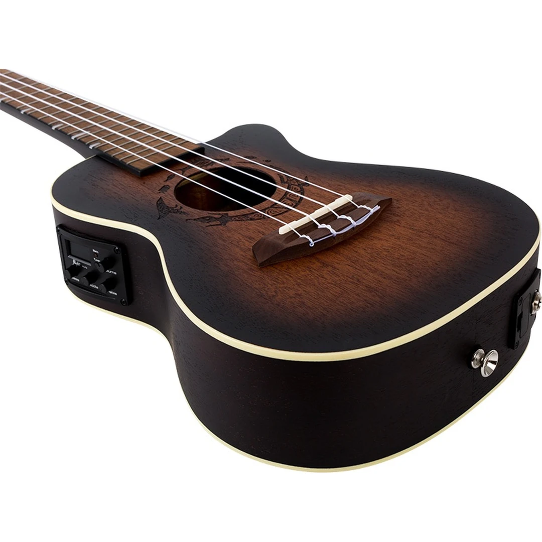 Укулеле Flight DUC 380 CEQ Amber