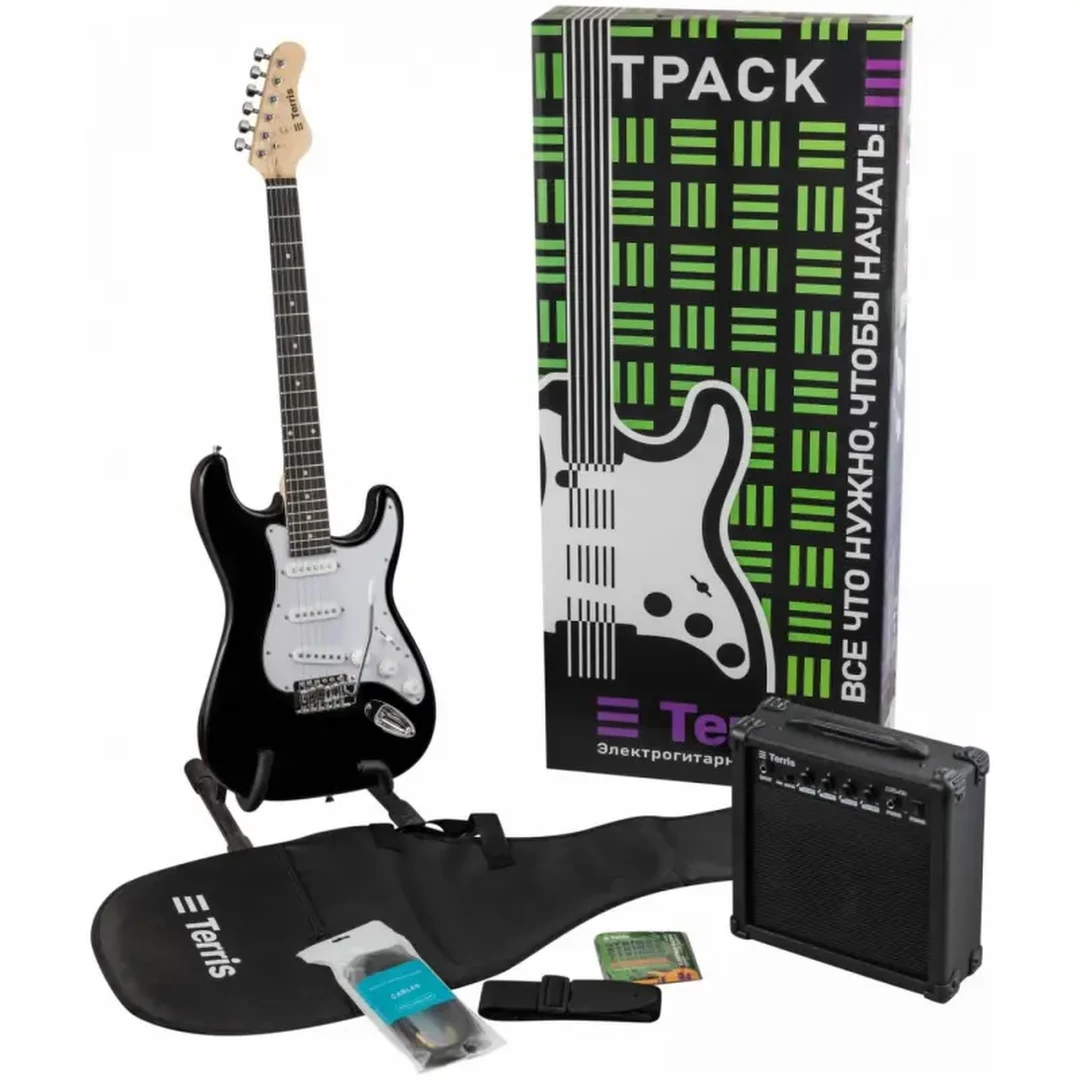 Гитарный набор Terris TPACK-TST-040 BK