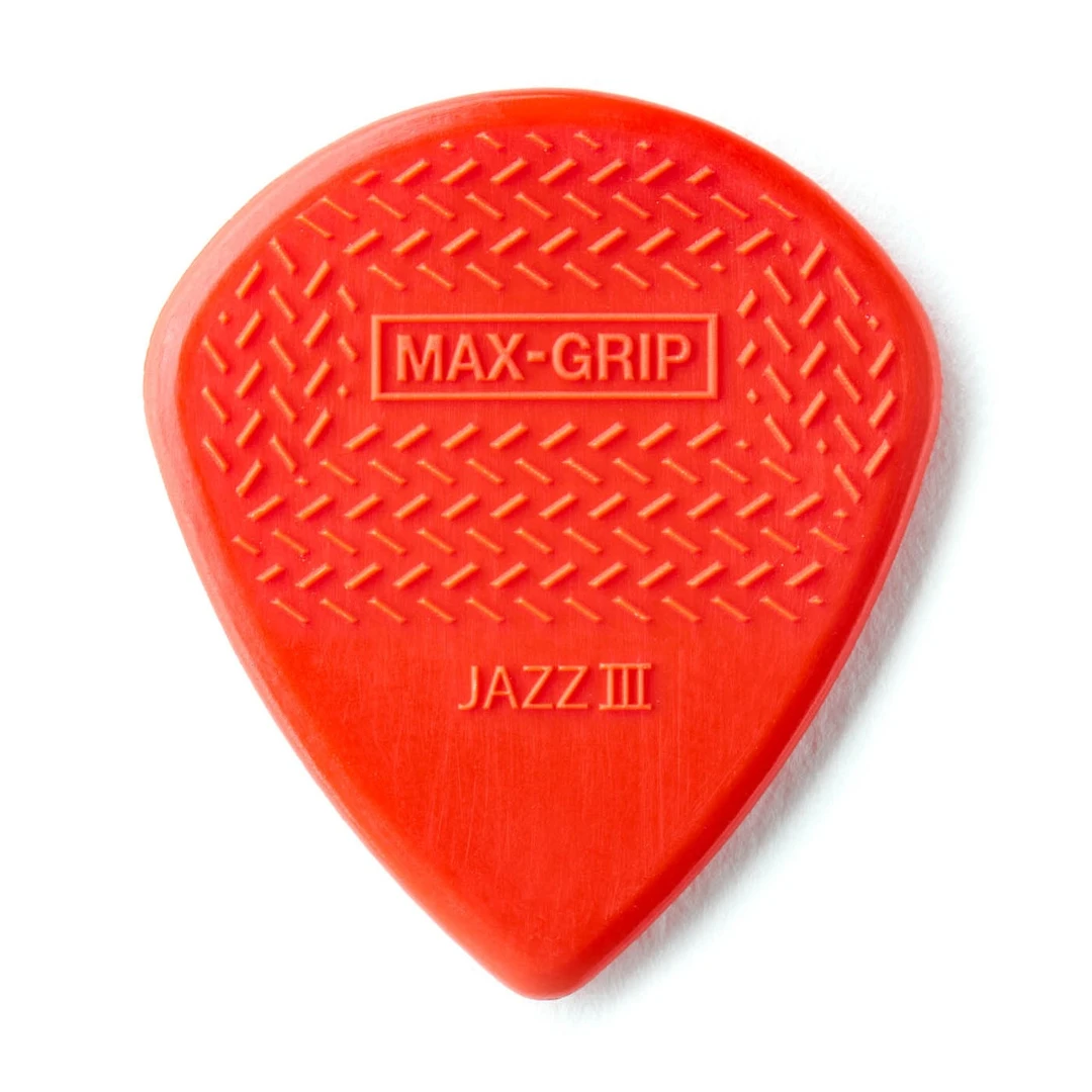 Набор медиаторов Dunlop 471P3N Max Grip Nylon Jazz III 1.38