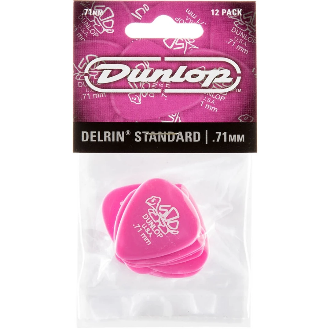 Набор медиаторов Dunlop 41P.71 Delrin 500 .71