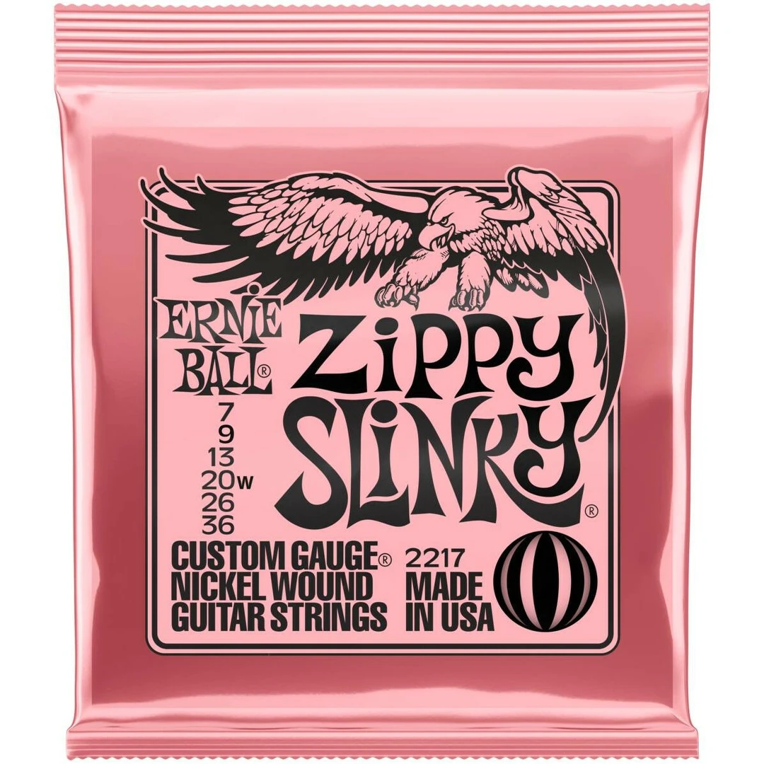 Струны для электрогитары Ernie Ball 2217 Nickel Wound Zippy Slinky 7-36