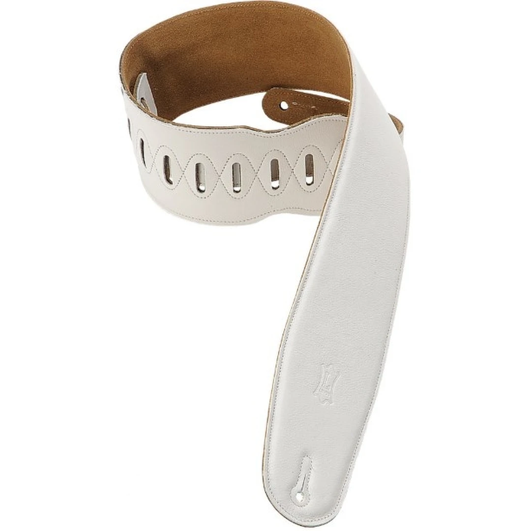 Ремень для гитары Levy's M4GF-WHT