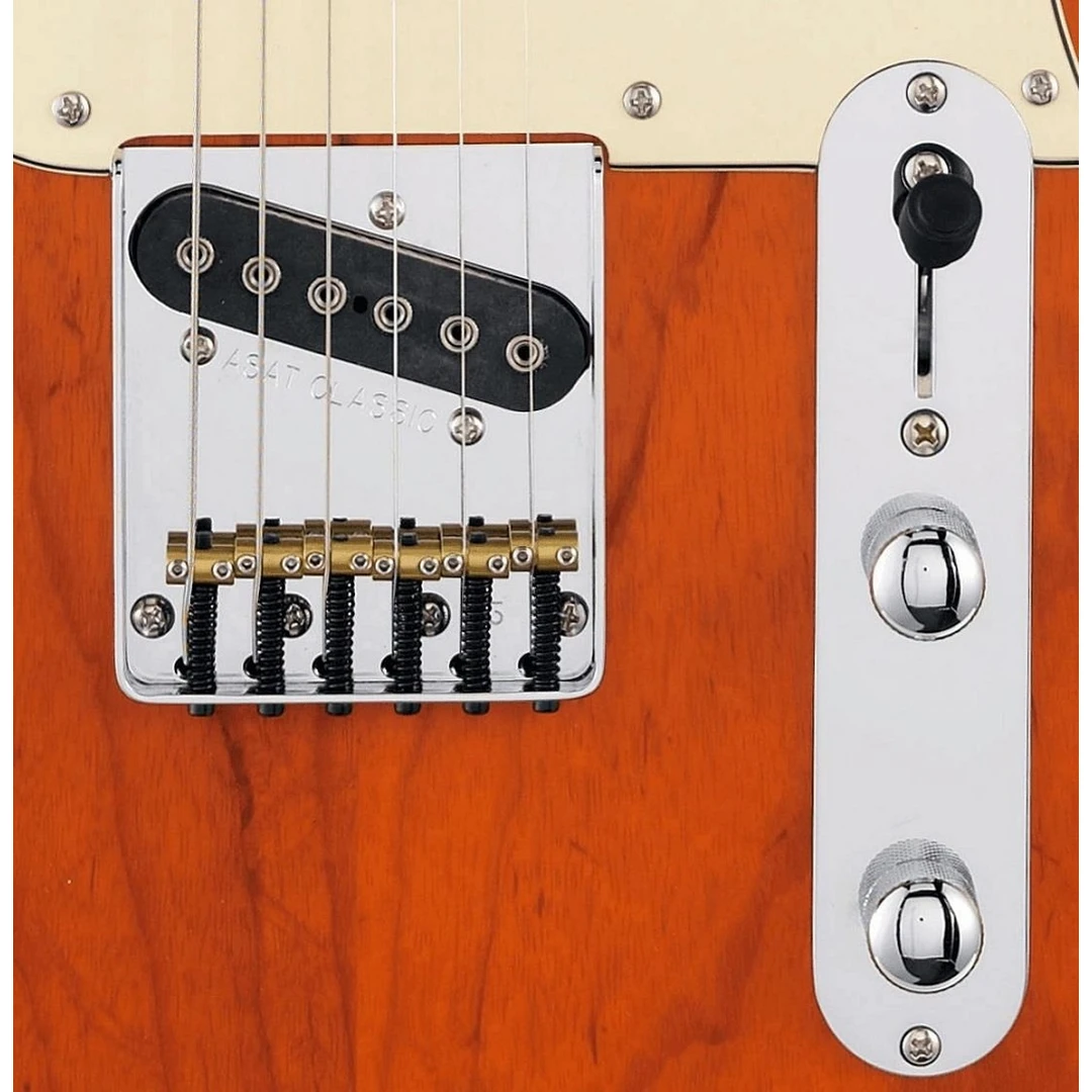Полуакустическая гитара G&amp;L Tribute ASAT Classic Bluesboy Semi-Hollow Clear Orange MP