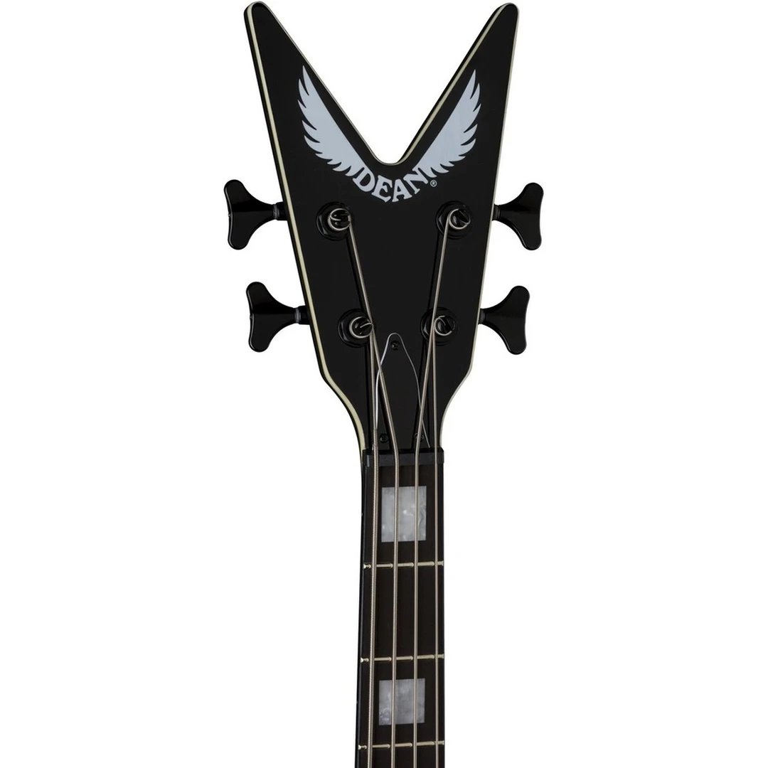 Бас-гитара Dean V Stealth Bass Black Satin w/EMG