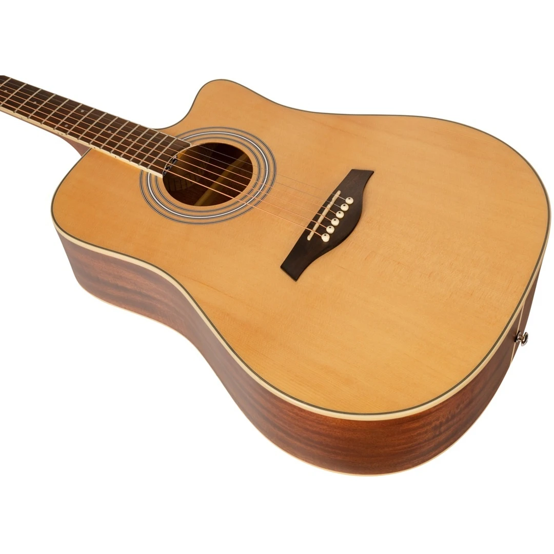 Акустическая гитара Rockdale Aurora D6 C NAT Satin