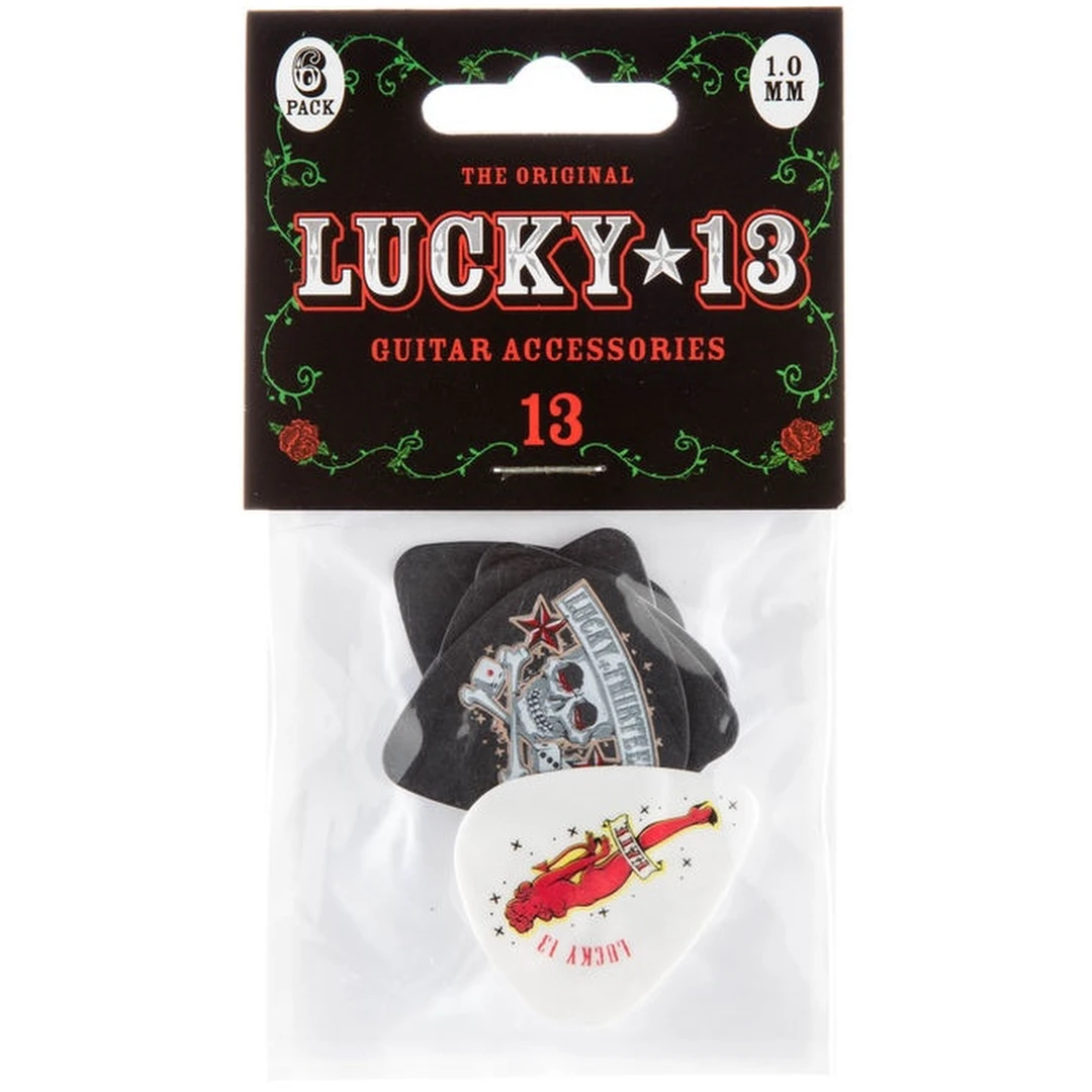 Набор медиаторов Dunlop L13BP1.0 Lucky 13 B 1.0