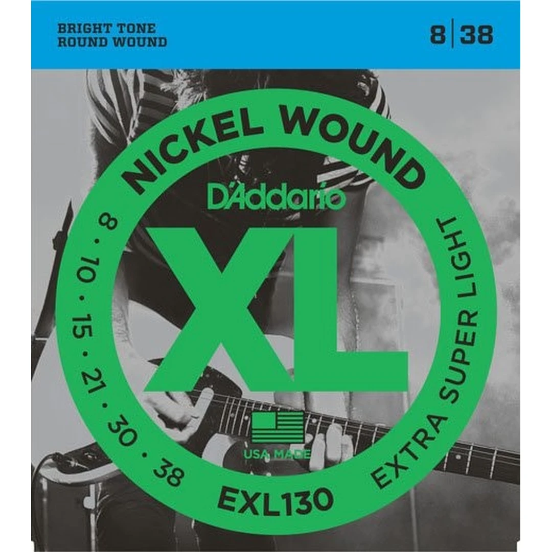 Струны для электрогитары D'Addario EXL130 8-38