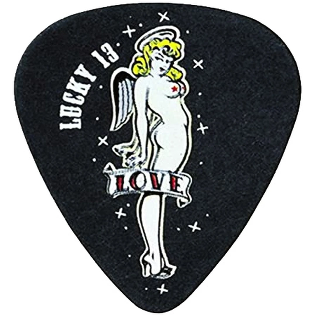 Медиатор Dunlop L09R.73 Lucky 13 Love Girl .73