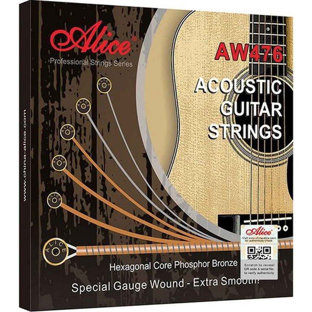 Струны для акустической гитары Alice AW476-CL 12-52