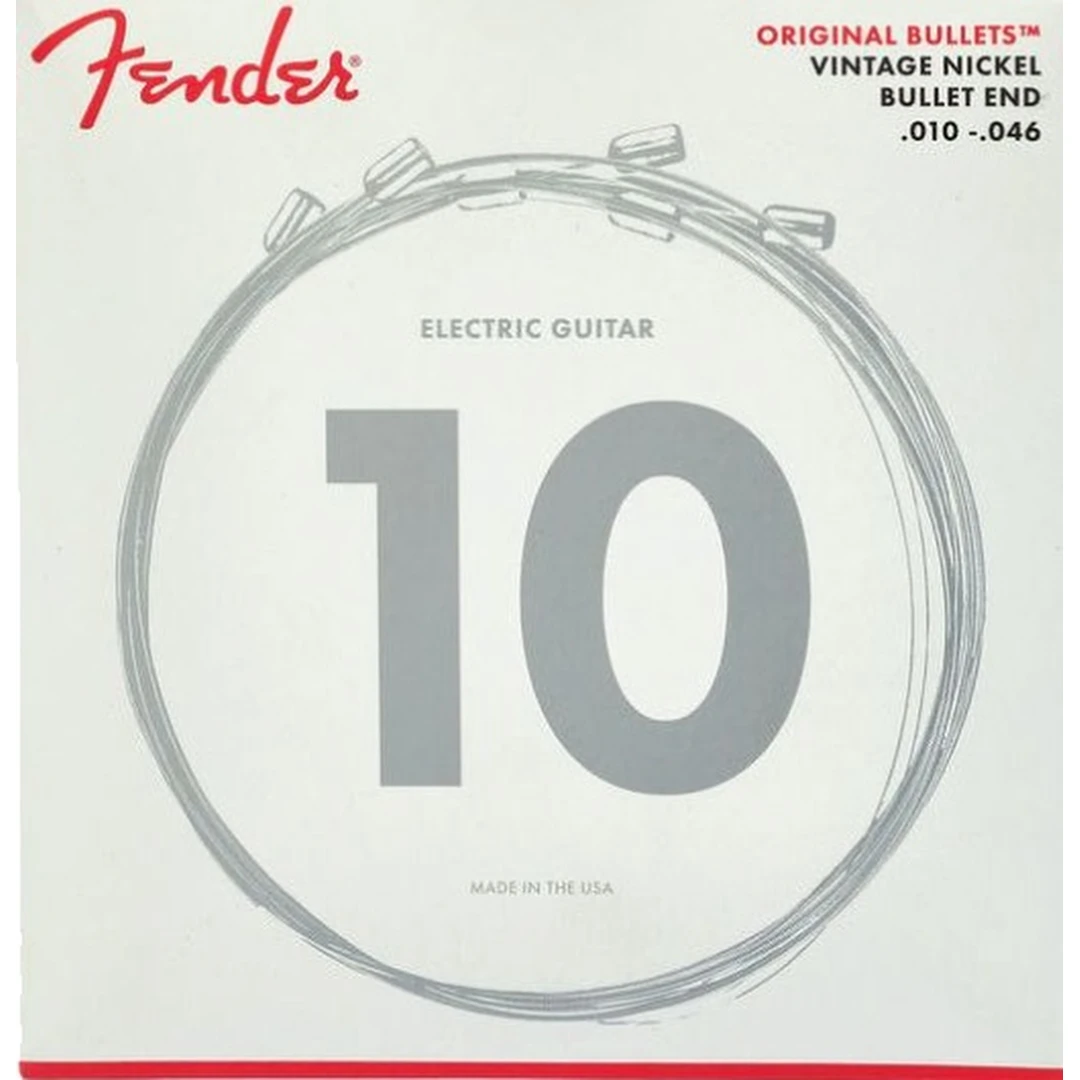 Струны для электрогитары Fender 3150R Pure Nickel Bullet End 10-46