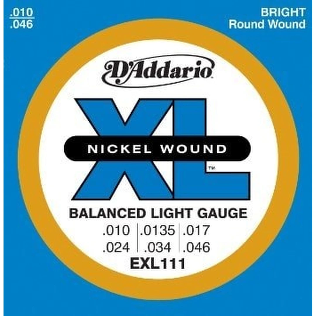 Струны для электрогитары D'Addario EXL111 10-46