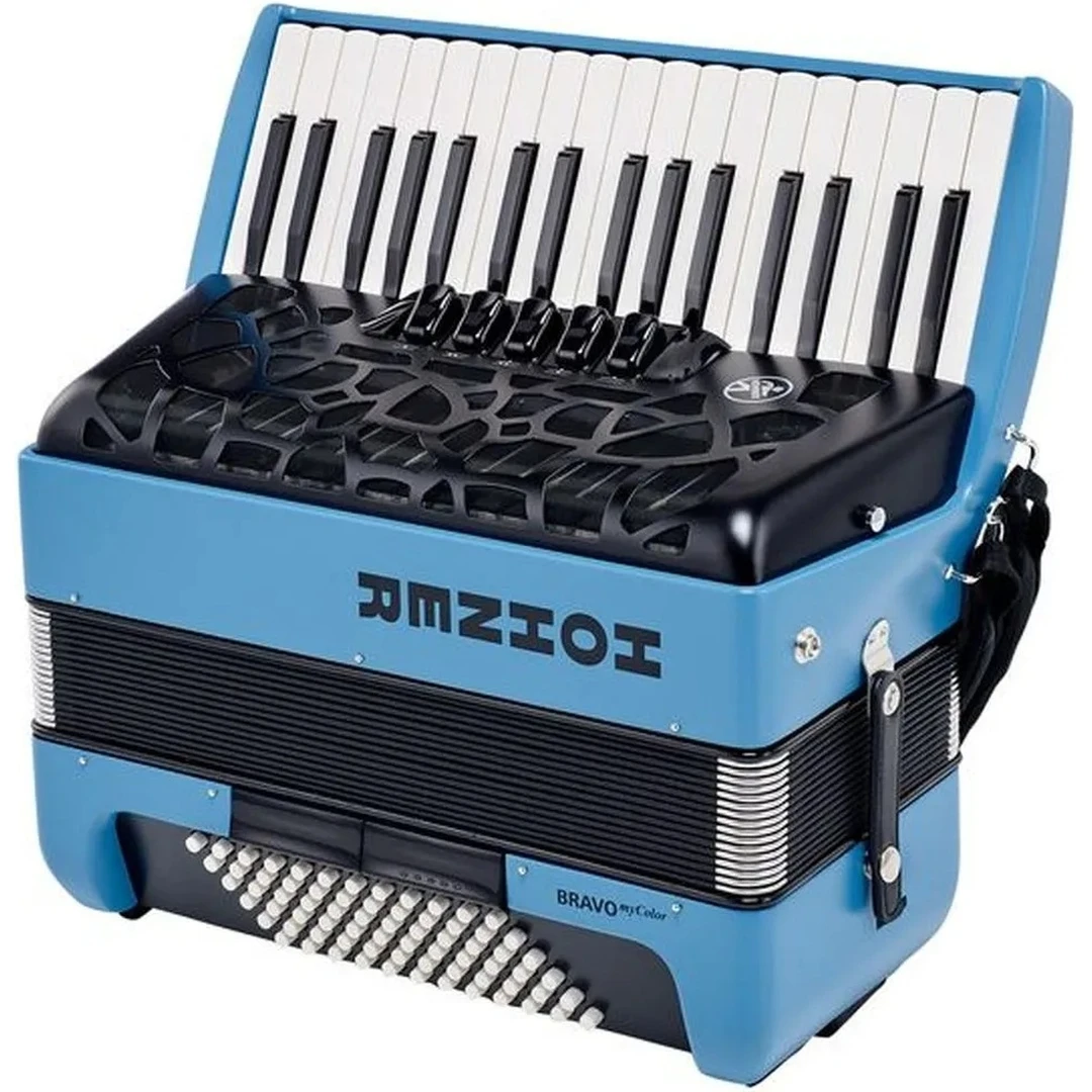Аккордеон Hohner Bravo myColor III 72 Sky