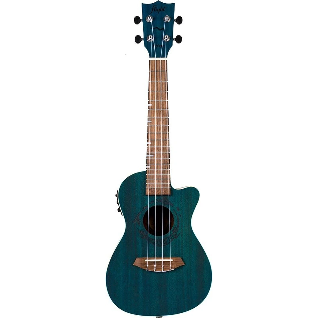Укулеле Flight DUC 380 CEQ TOPAZ