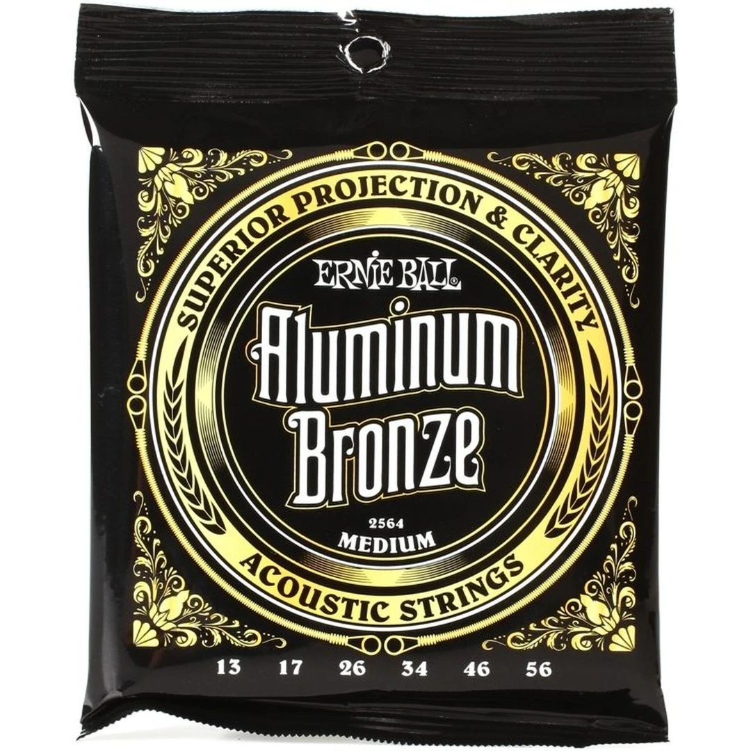 Струны для акустической гитары Ernie Ball 2564 Aluminum Bronze 13-56