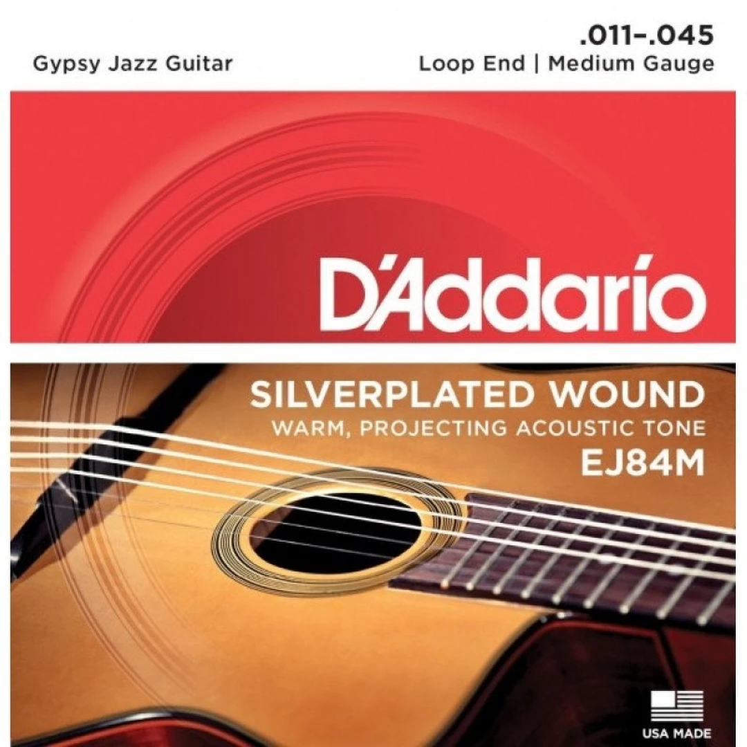 Струны для акустической гитары D'Addario EJ84M 11-45