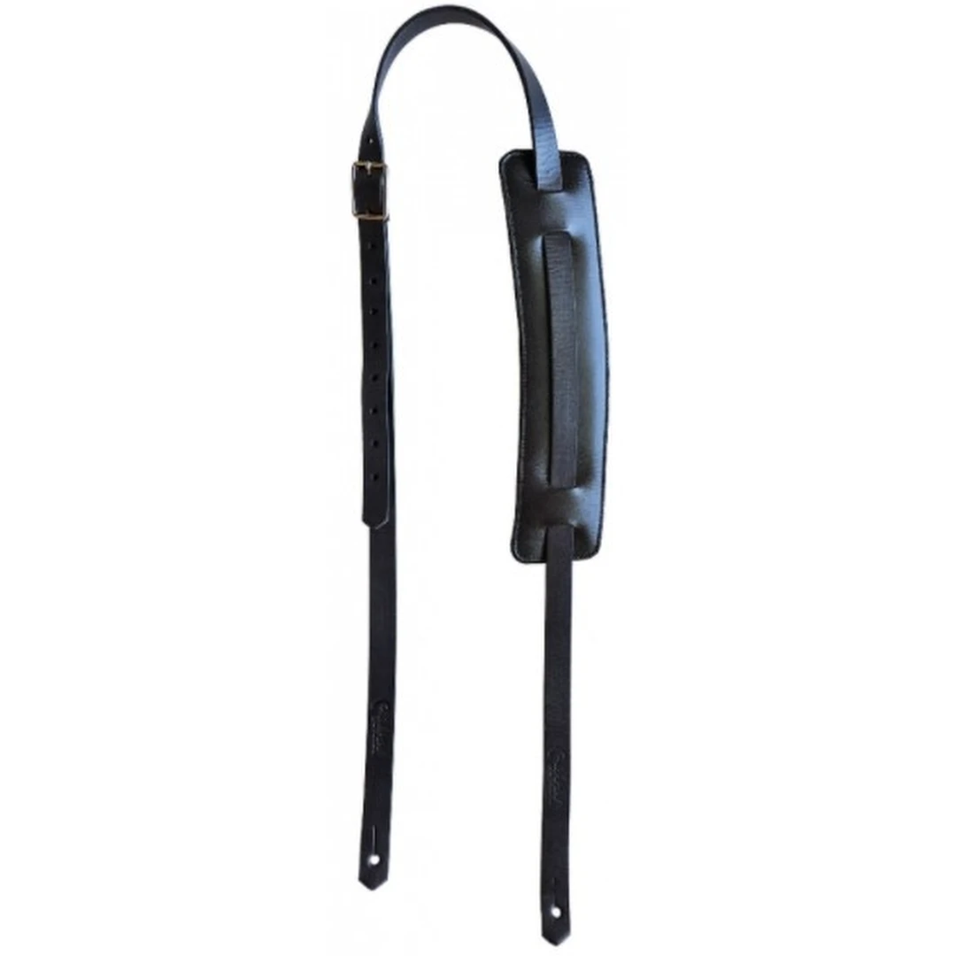 Ремень для гитары RightOn Straps Steady Leathercraft Slim Black