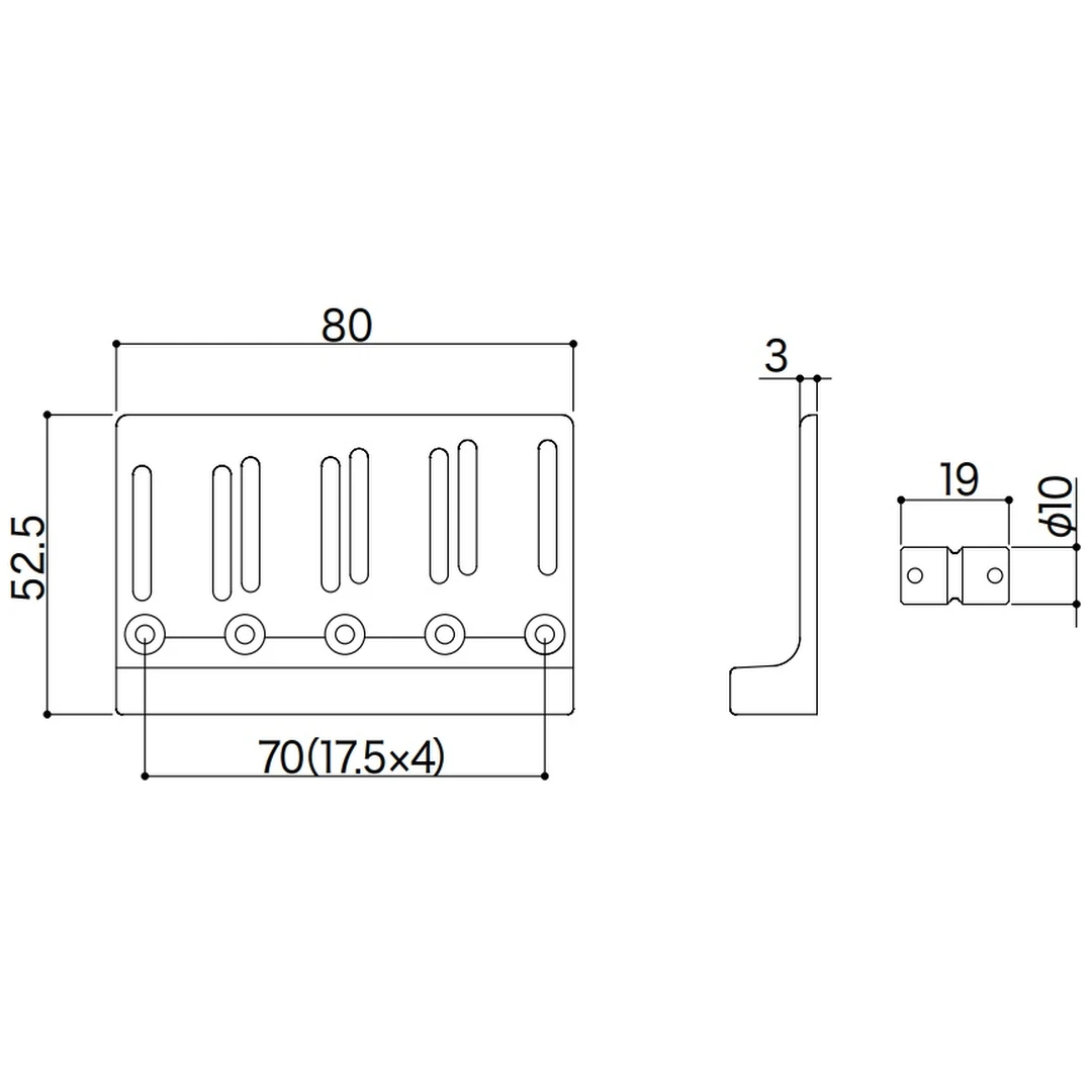 Бридж Gotoh 201B-4 B Bass