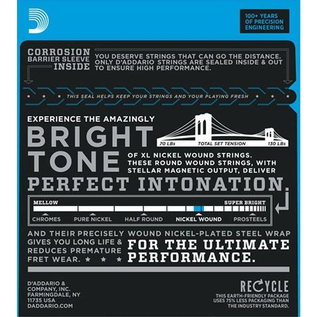 Струны для электрогитары D'Addario EXL148