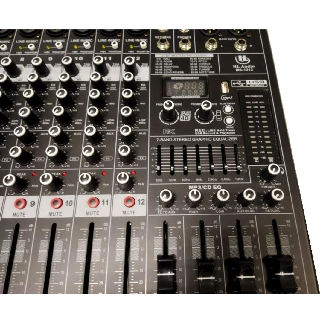 Микшерный пульт HL Audio MS-1212USB