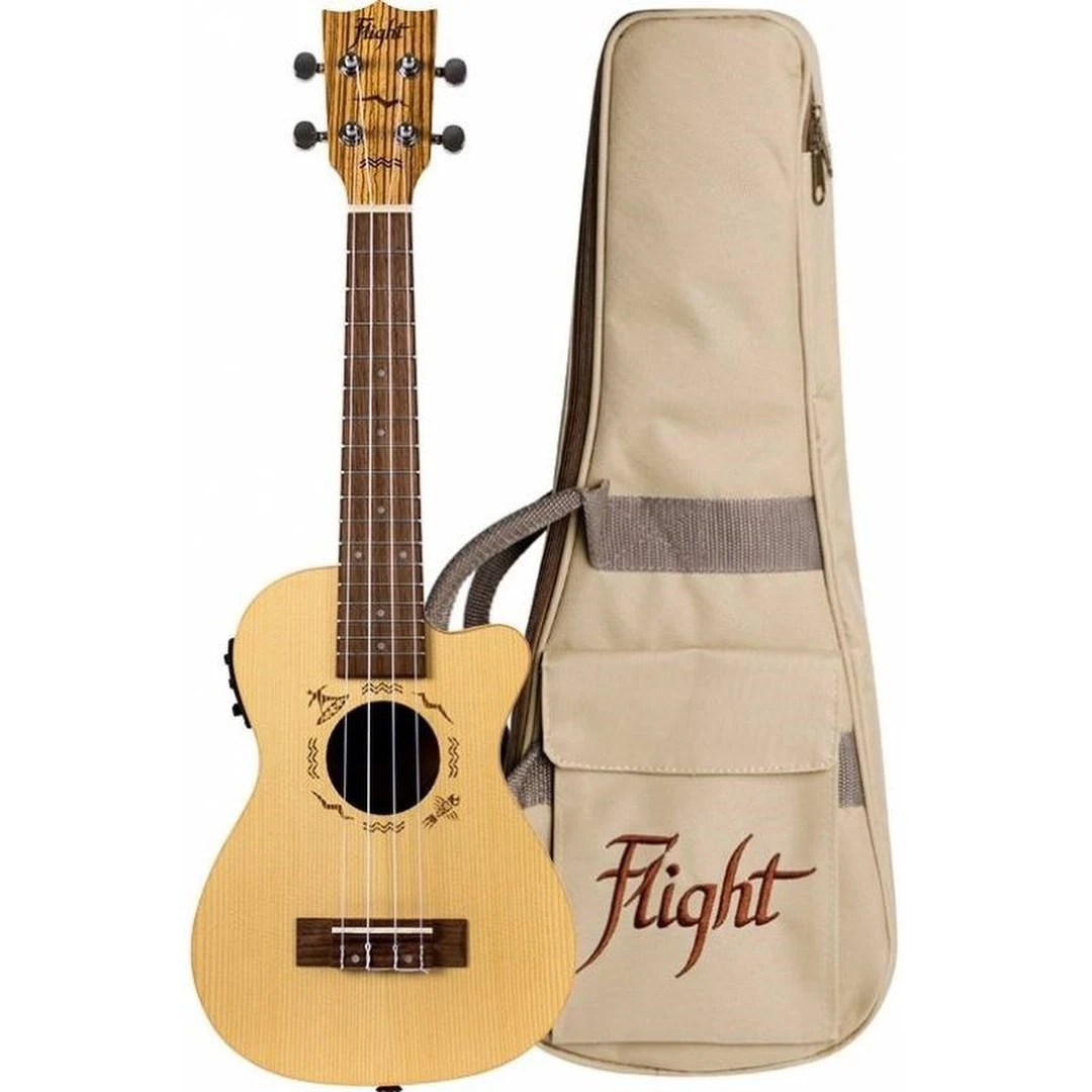 Укулеле Flight DUC328 CEQ SP/ZEB