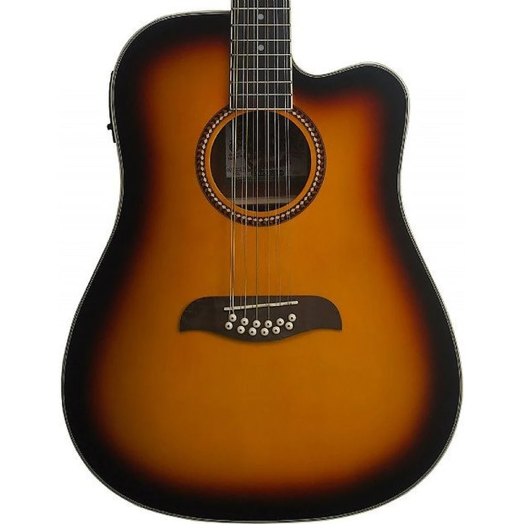 12-струнная электроакустическая гитара Oscar Schmidt OD312CETS