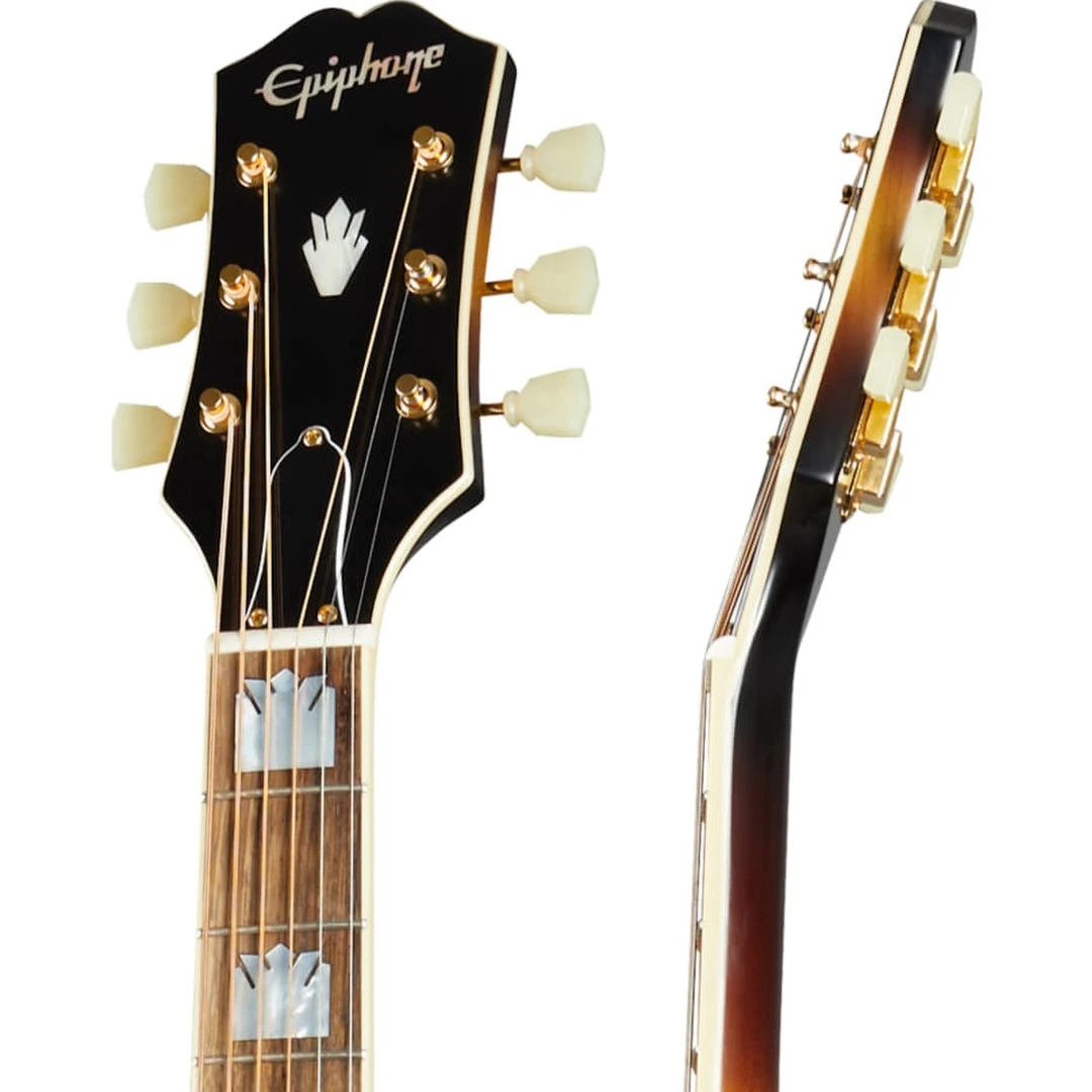 Электроакустическая гитара Epiphone J-200 Aged Vintage Sunburst Gloss