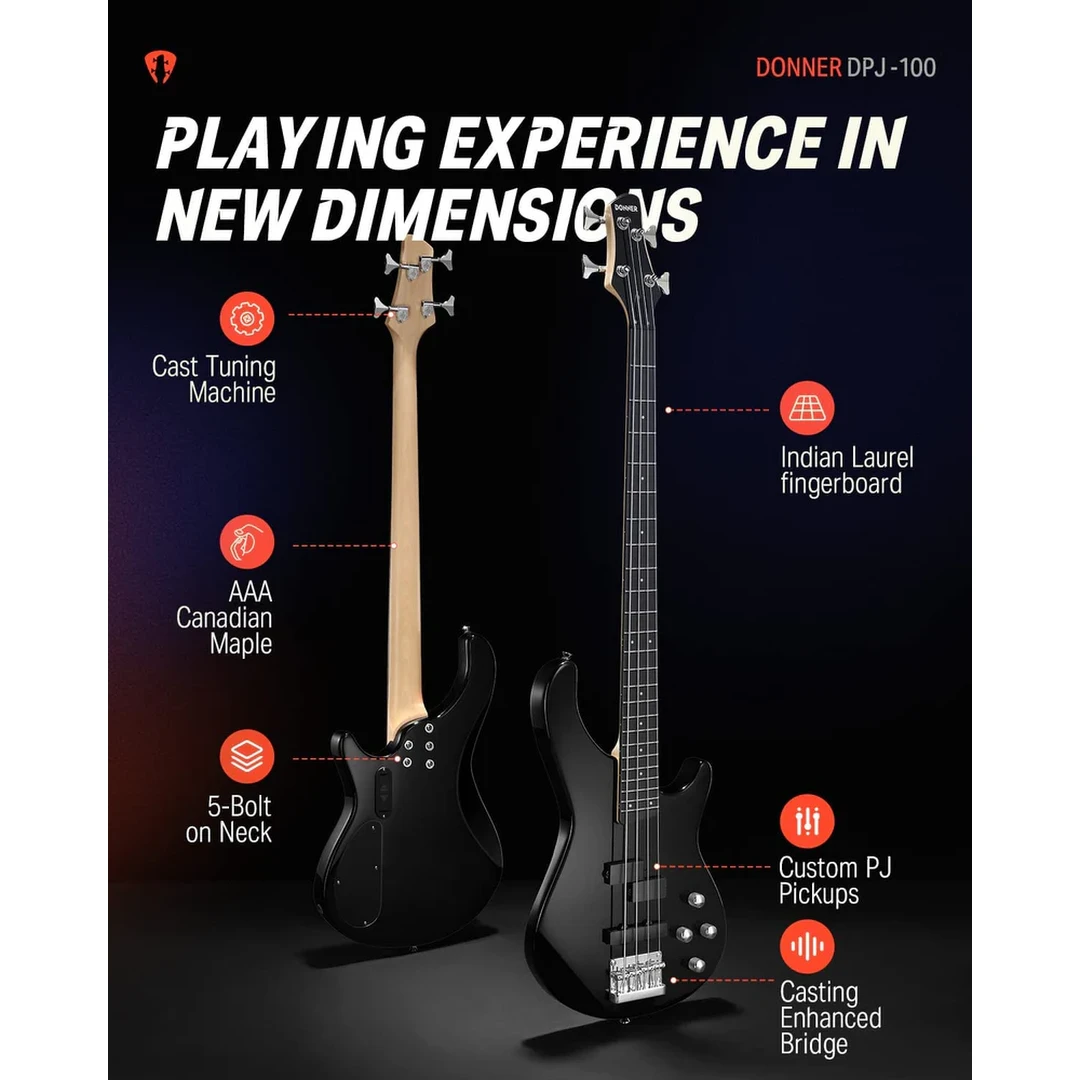Бас-гитара Donner DPJ-100 / EC1386