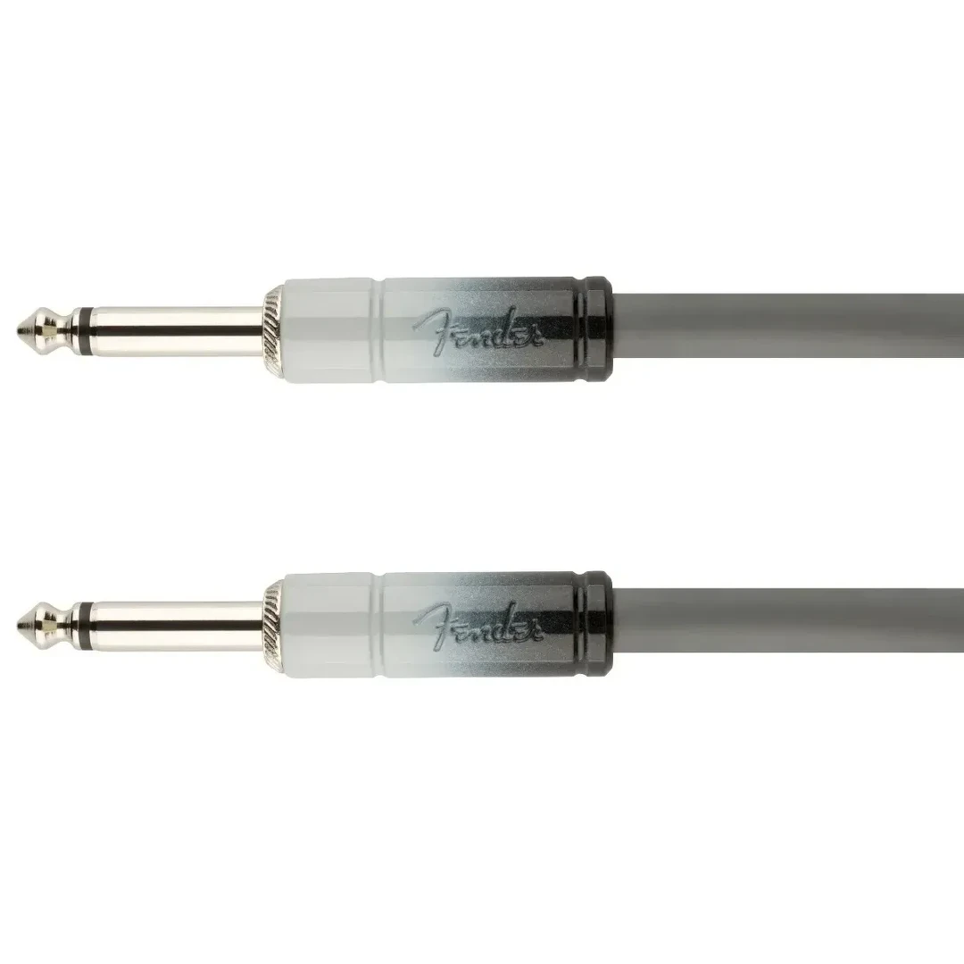 Инструментальный кабель Fender Ombre Instrument Cable Straight/Straight 10" Silver Smoke