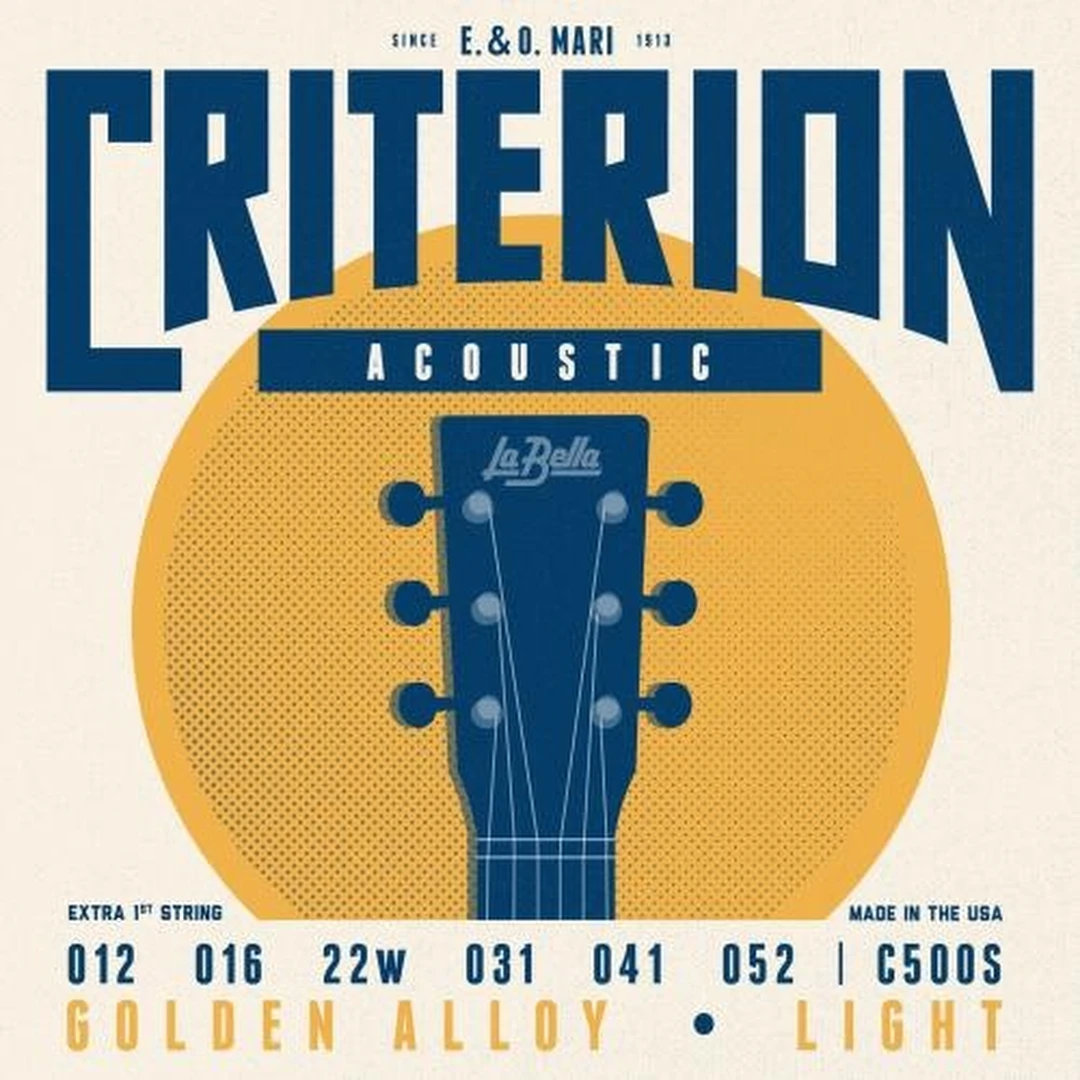 Струны для акустической гитары La Bella C500S