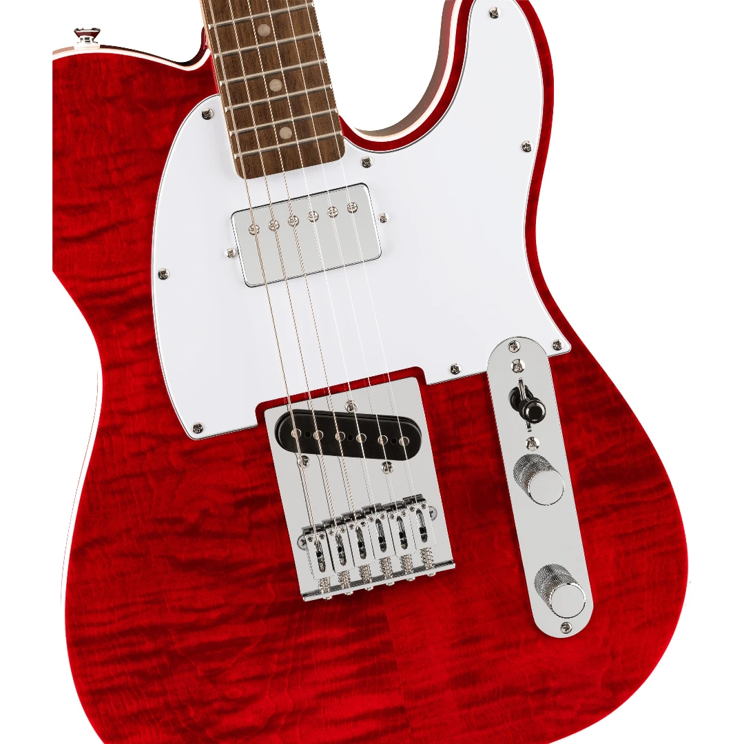 Электрогитара Fender Squier Affinity Telecaster FMT SH LRL WPG Crimson Red Transparent