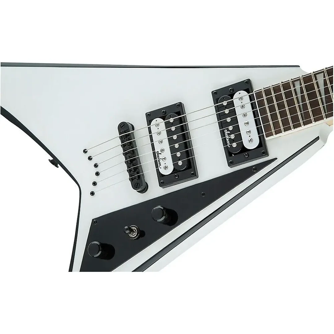 Электрогитара Jackson JS32T Rhoads AM White with Black Bevels