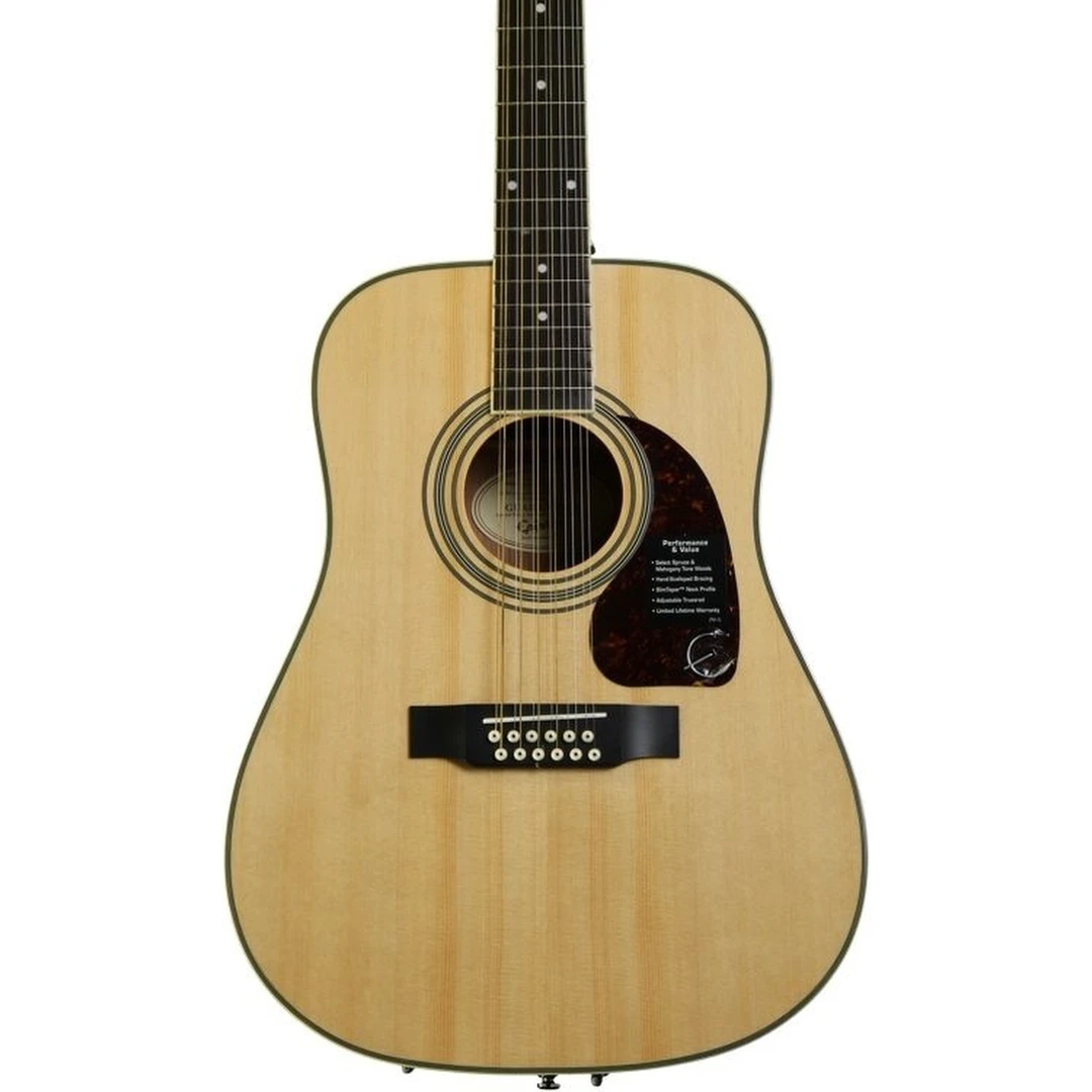 12-струнная акустическая гитара Epiphone DR-212 Natural
