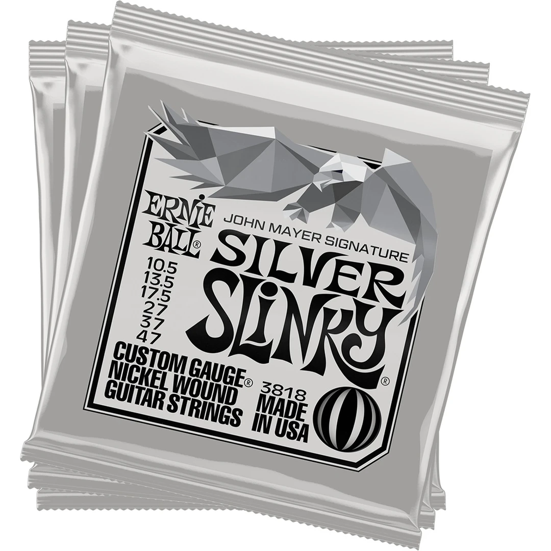 Струны для электрогитары Ernie Ball 3818 John Mayer 10.5-47 3 Pack