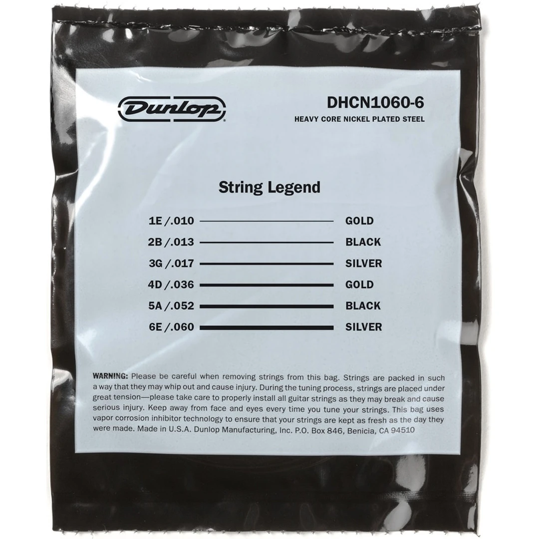 Струны для электрогитары Dunlop DHCN1060 10-60